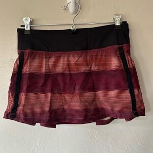 Lululemon Striped Skirt